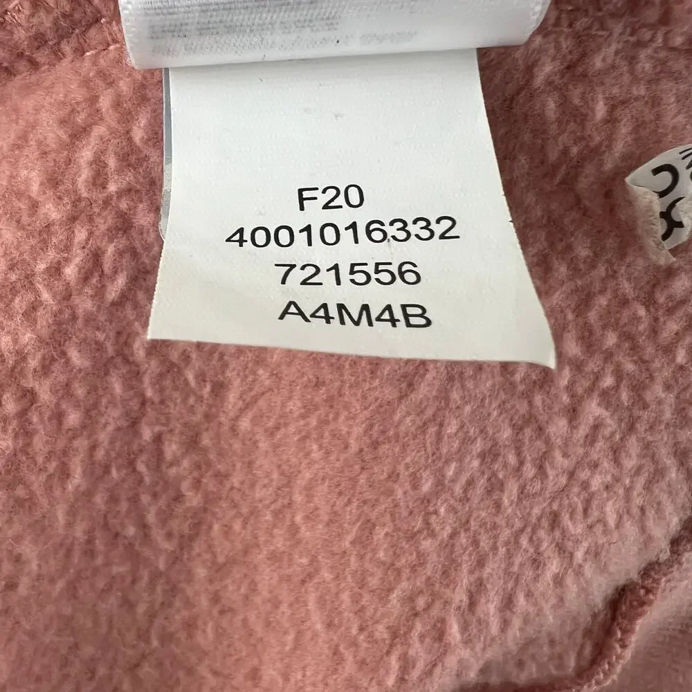 The North Face Men's Pink Hoodie Cotton Graphic Long Sleeve Pullover Size Medium